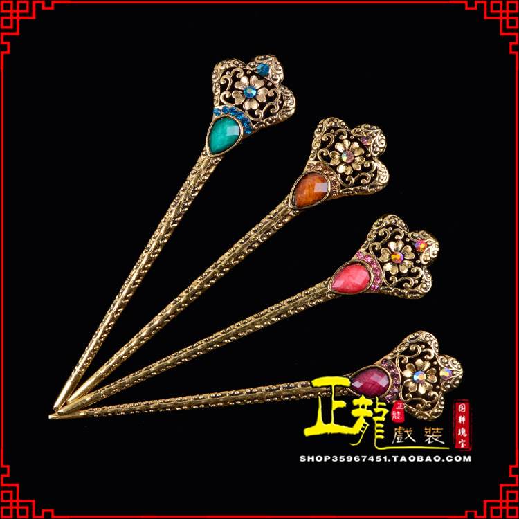 错那头饰老旦青衣员外夫人簪子 老旦发簪