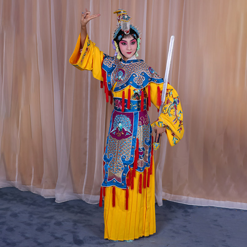 错那霸王别姬虞姬服 软绉别姬服